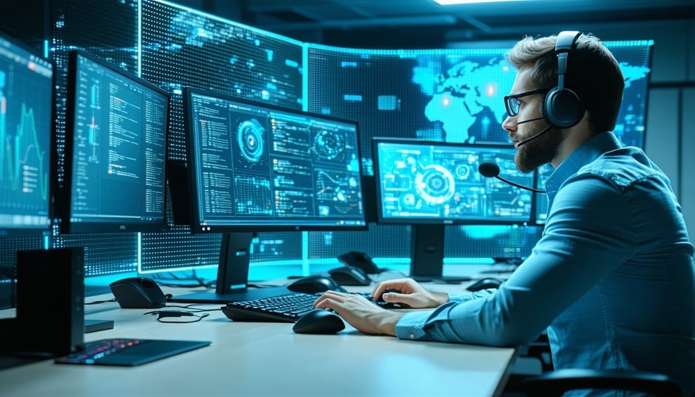 Expertos en ciberseguridad analizando sistemas informáticos